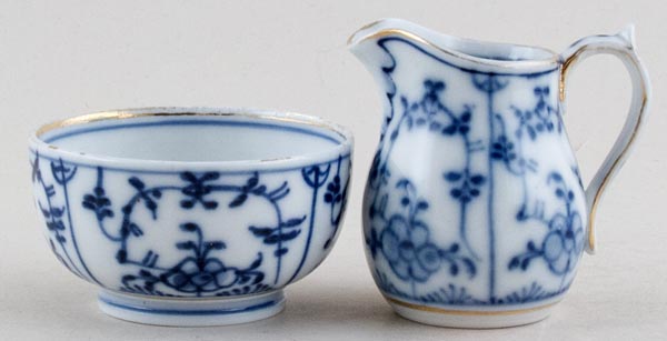 Jug or Creamer and Sugar bowl Toy c1890